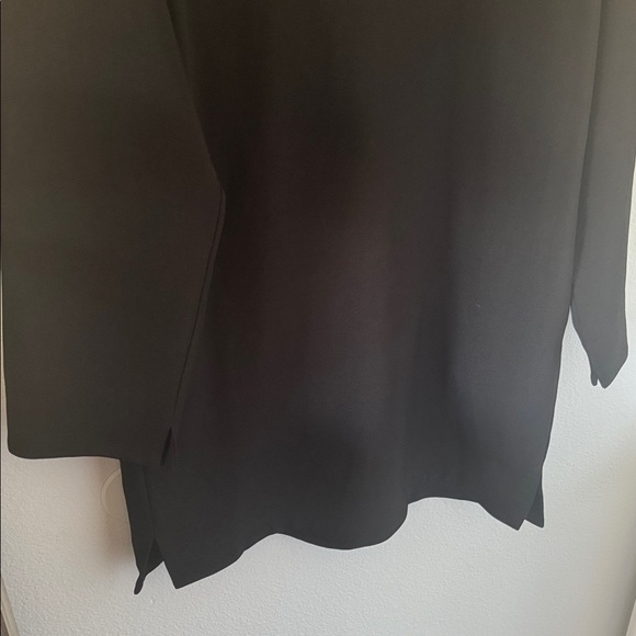 Astr the Label Collar Long Sleeve Shift Dress. Black. Size M. EUC. - Picture 6 of 6